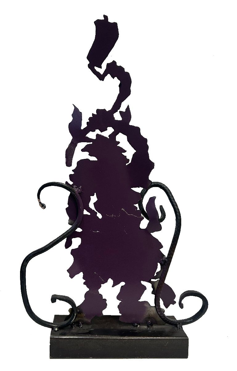 Sculpture de EMER a pour titre  Samourai style graphique dim : EMERprix:280