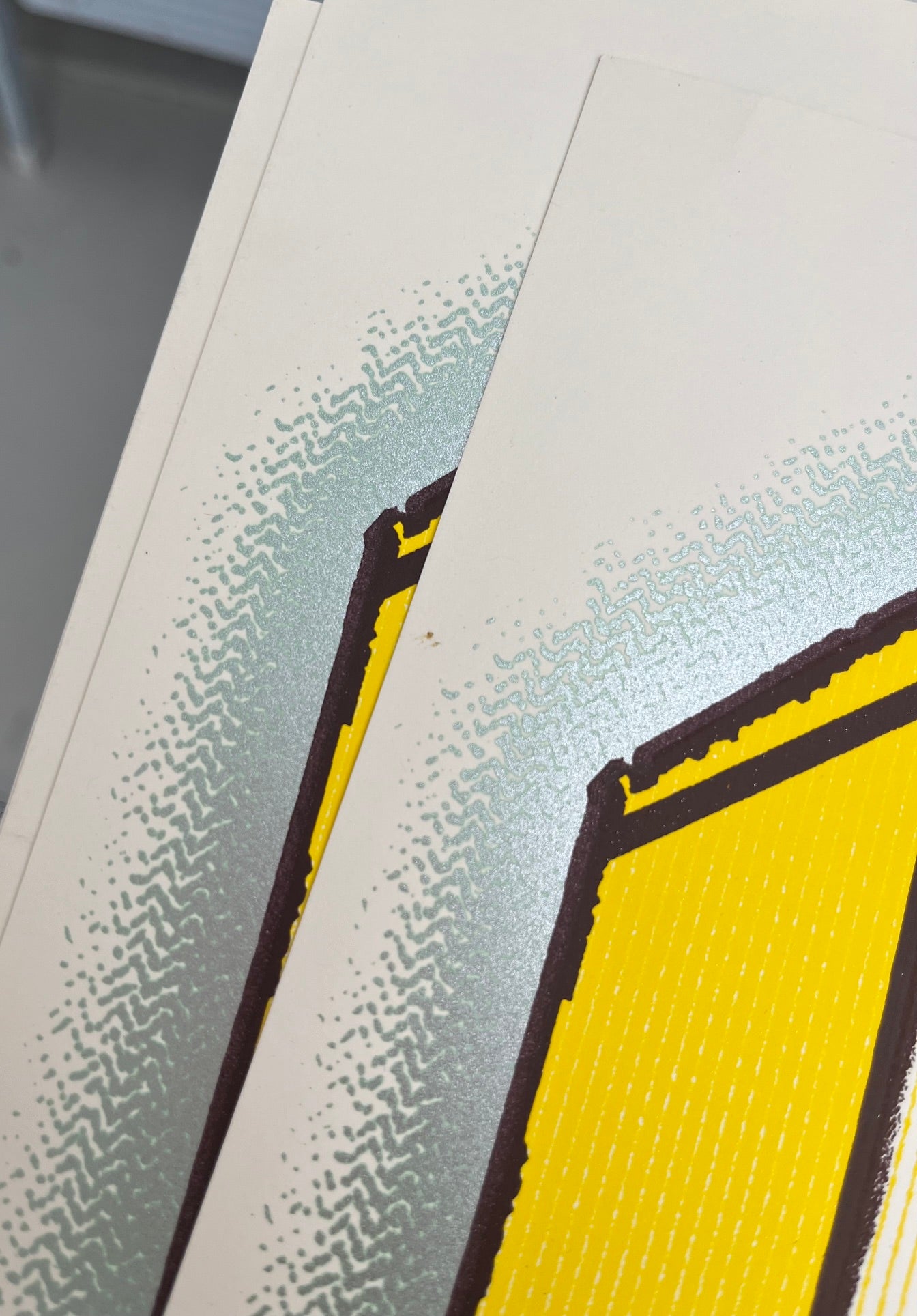 Serigraphie BAD RELIGION 2013 de CHUCK SPERRY dans un intérieur – 59 × 40 cm