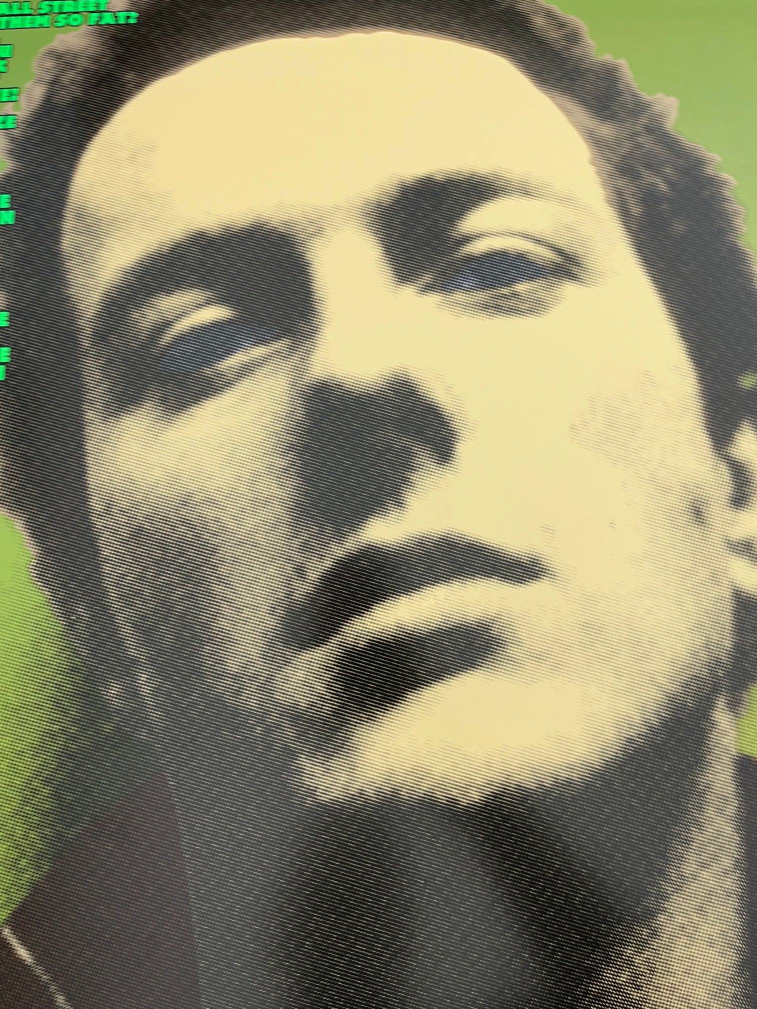 Serigraphie ENDLESS STRUMMER 2007 de CHUCK SPERRY dans un intérieur – 89 × 59 cm