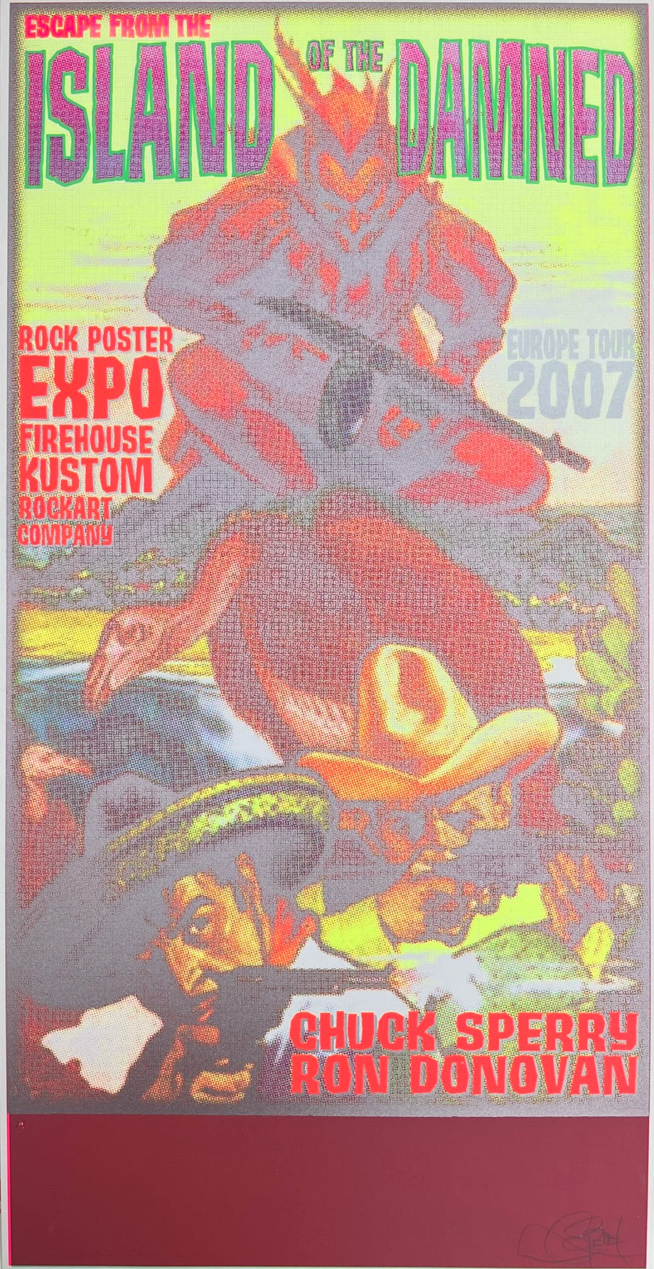 Serigraphie archives chuck sperry moyen format ISLAND OF THE DAMNED 2007 – CHUCK SPERRY – 77 × 39 cm