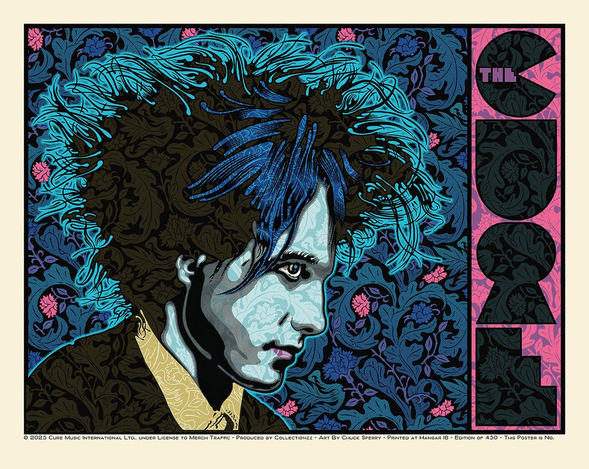 Serigraphie figuratif moyen format THE CURE regular AP – CHUCK SPERRY – 68 × 54 cm
