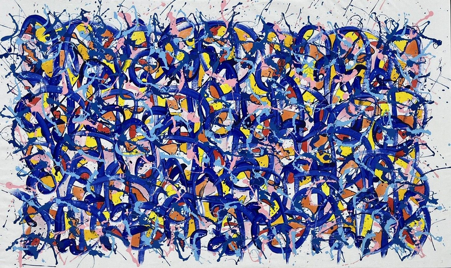 Tableau de STEPHANE RIME a pour titre  NONAME E75 style abstrait dim : STEPHANE RIMEprix:1600