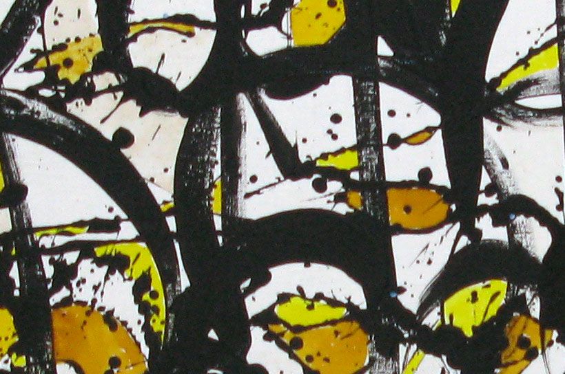 Tableau de STEPHANE RIME a pour titre  NONAME D57 style abstrait dim : STEPHANE RIMEprix:1350