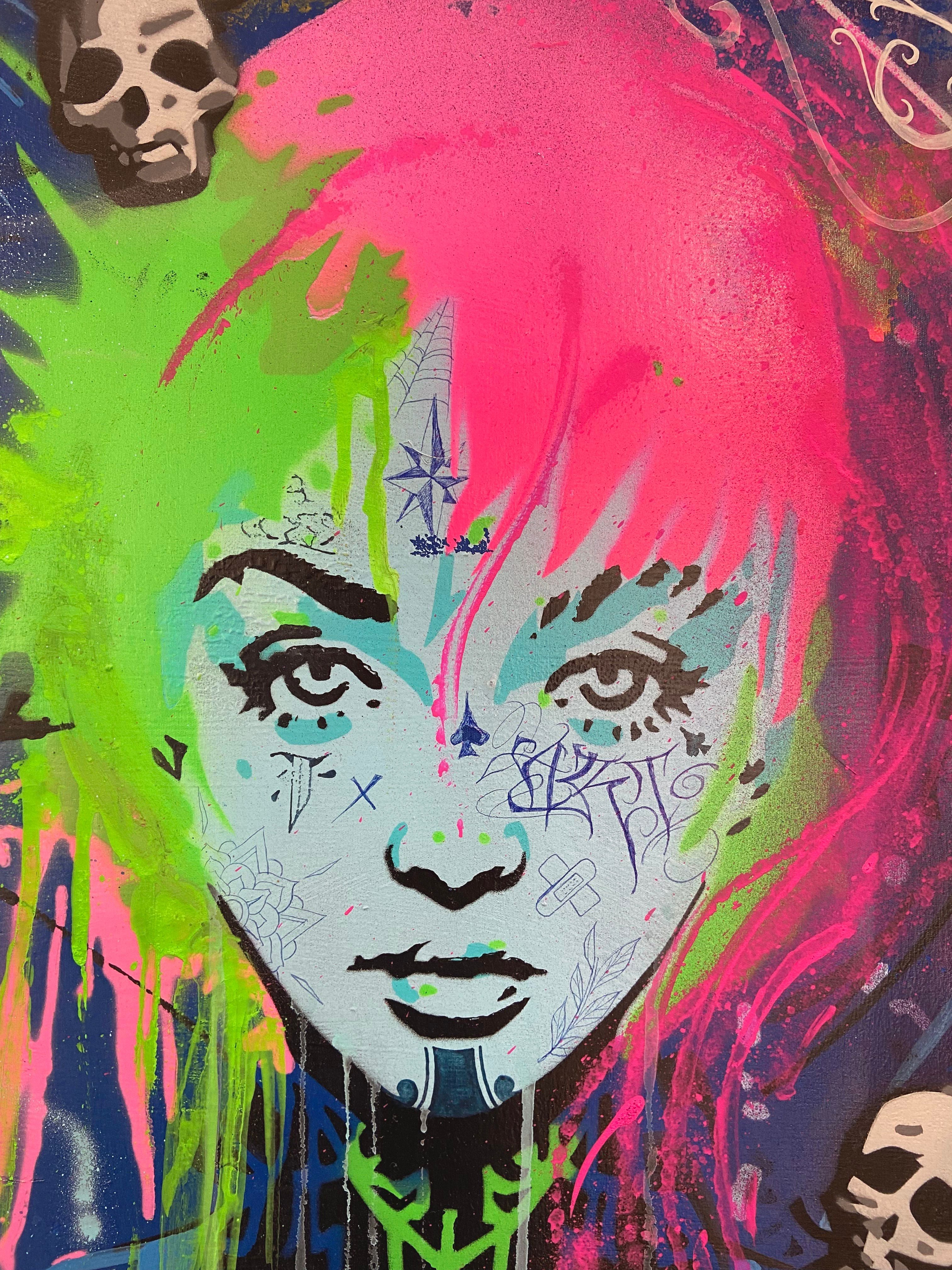 Tableau de Craig & Emer a pour titre  Libertad style street art  dim : Craig & Emerprix:850