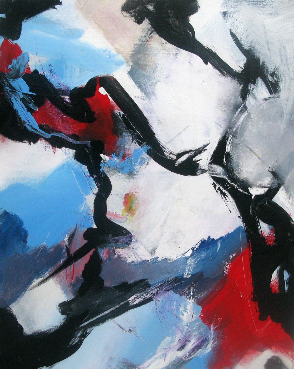 Tableau abstrait format xxl SONGE 09-05 – JM BARROIS – 92 × 73 cm