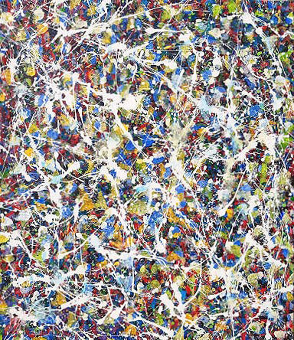 Tableau abstrait format xxl NONAME COSMOS N°5 2019 – STEPHANE RIME – 150 × 130 cm