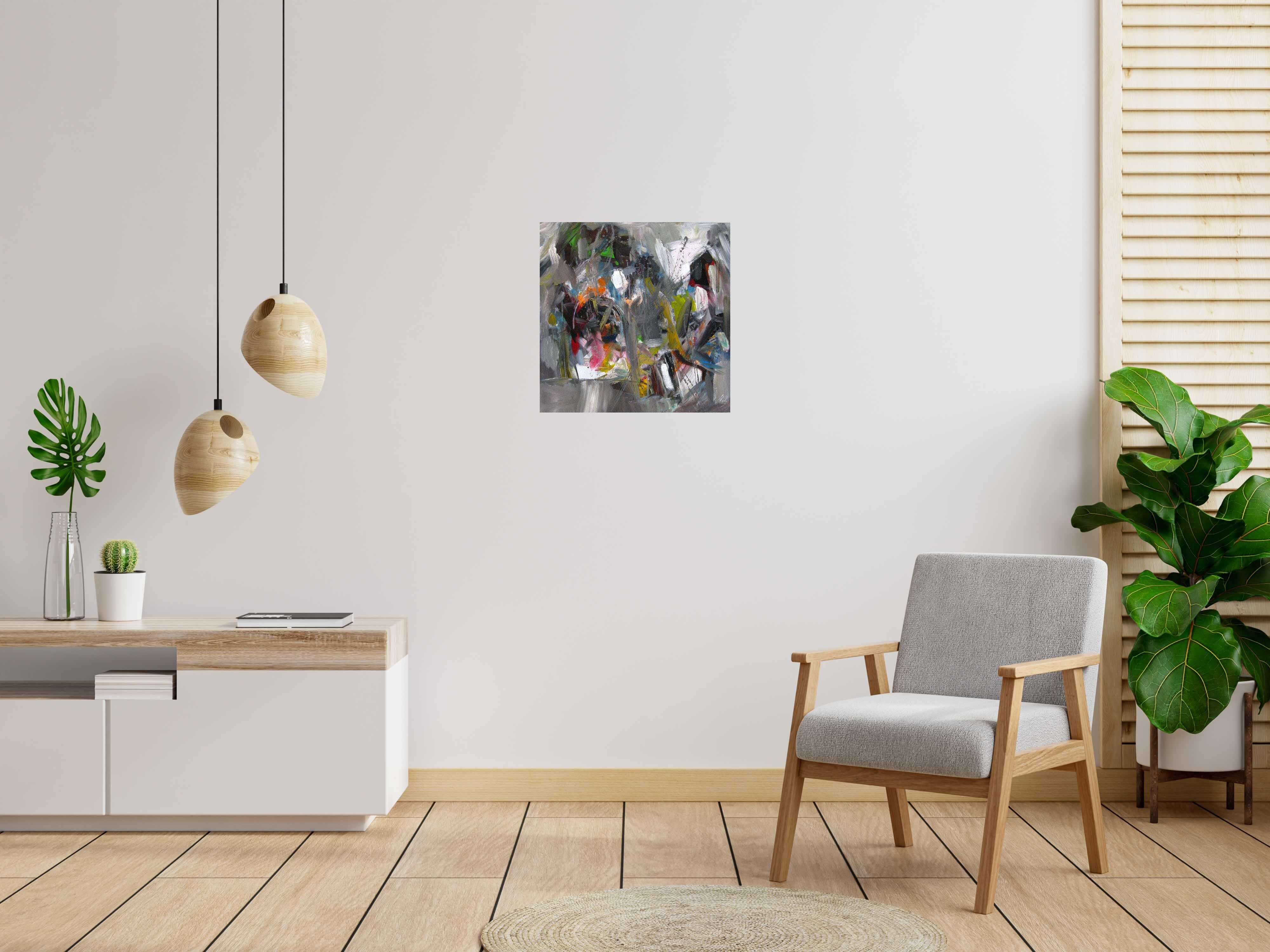 Tableau PORT de IVAN TZONEV dans un intérieur – 60 × 60 cm