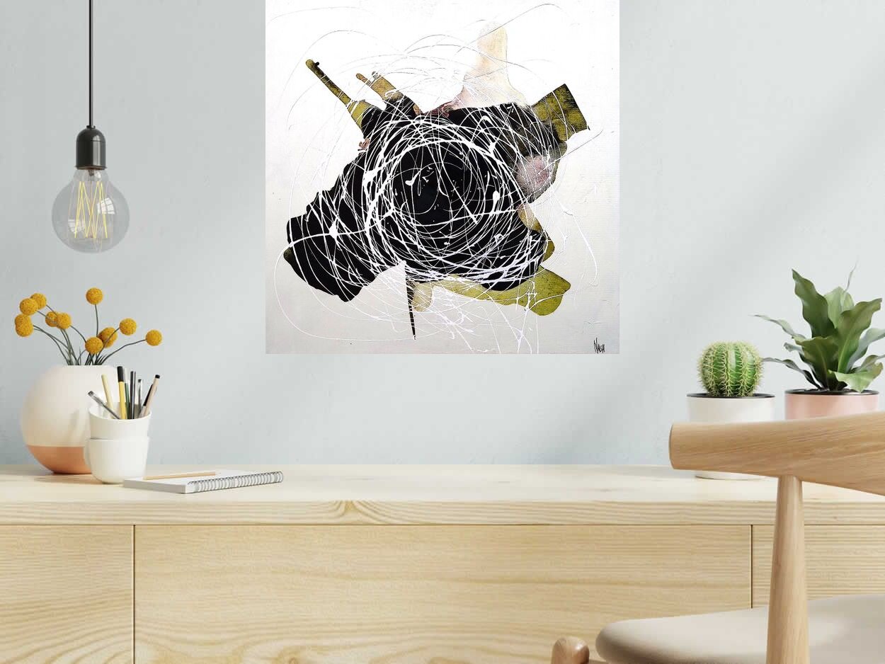 Tableau Miami de NASH dans un intérieur – 50 × 50 cm