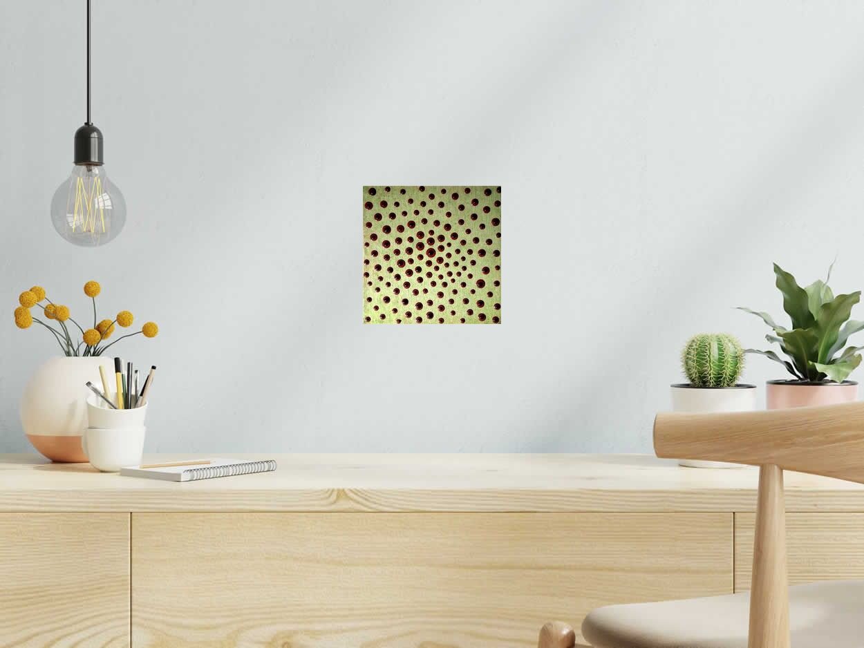Tableau MER 7 de NASH dans un intérieur – 20 × 20 cm