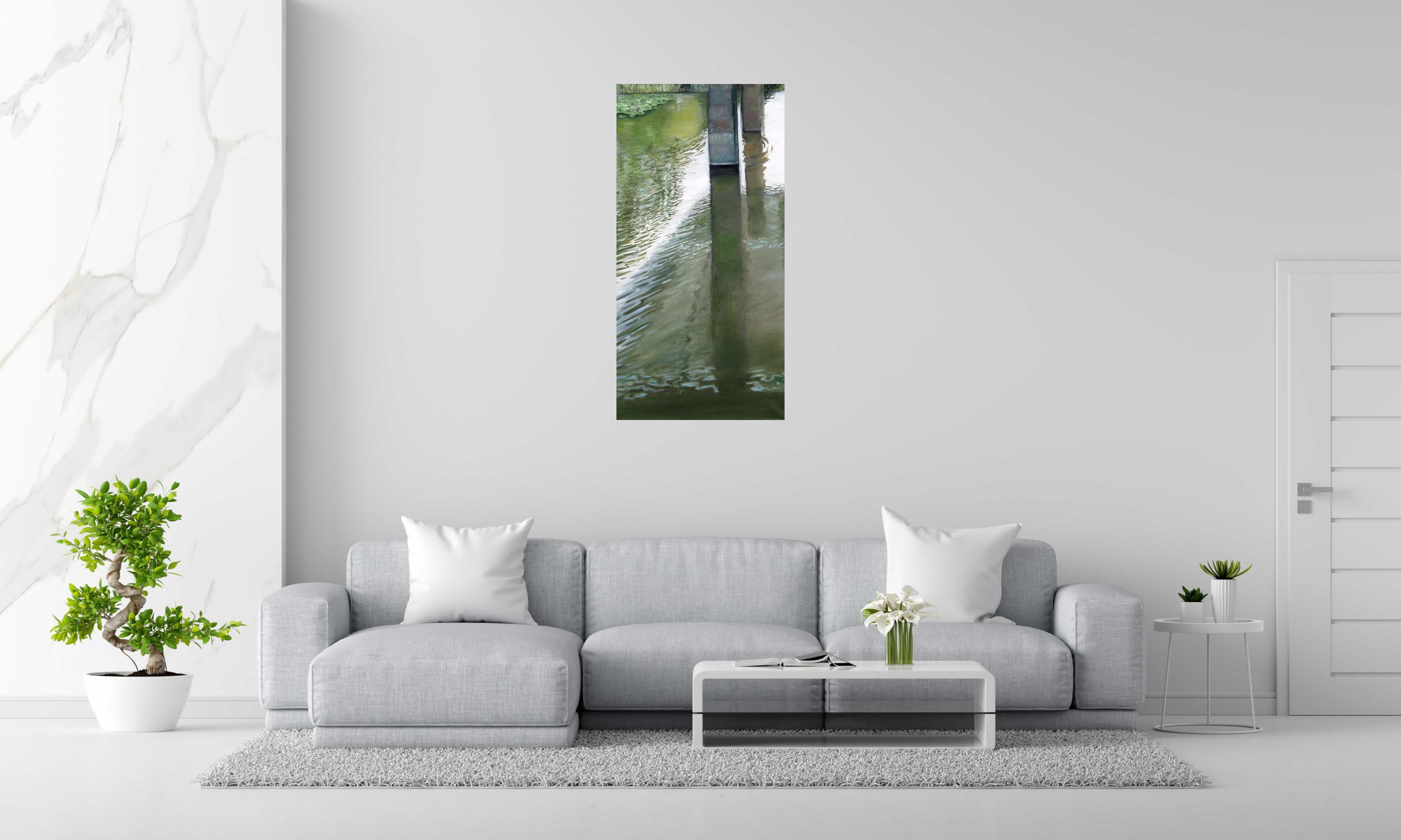 Tableau BEYELER de ELISE BARAT dans un intérieur – 120 × 60 cm