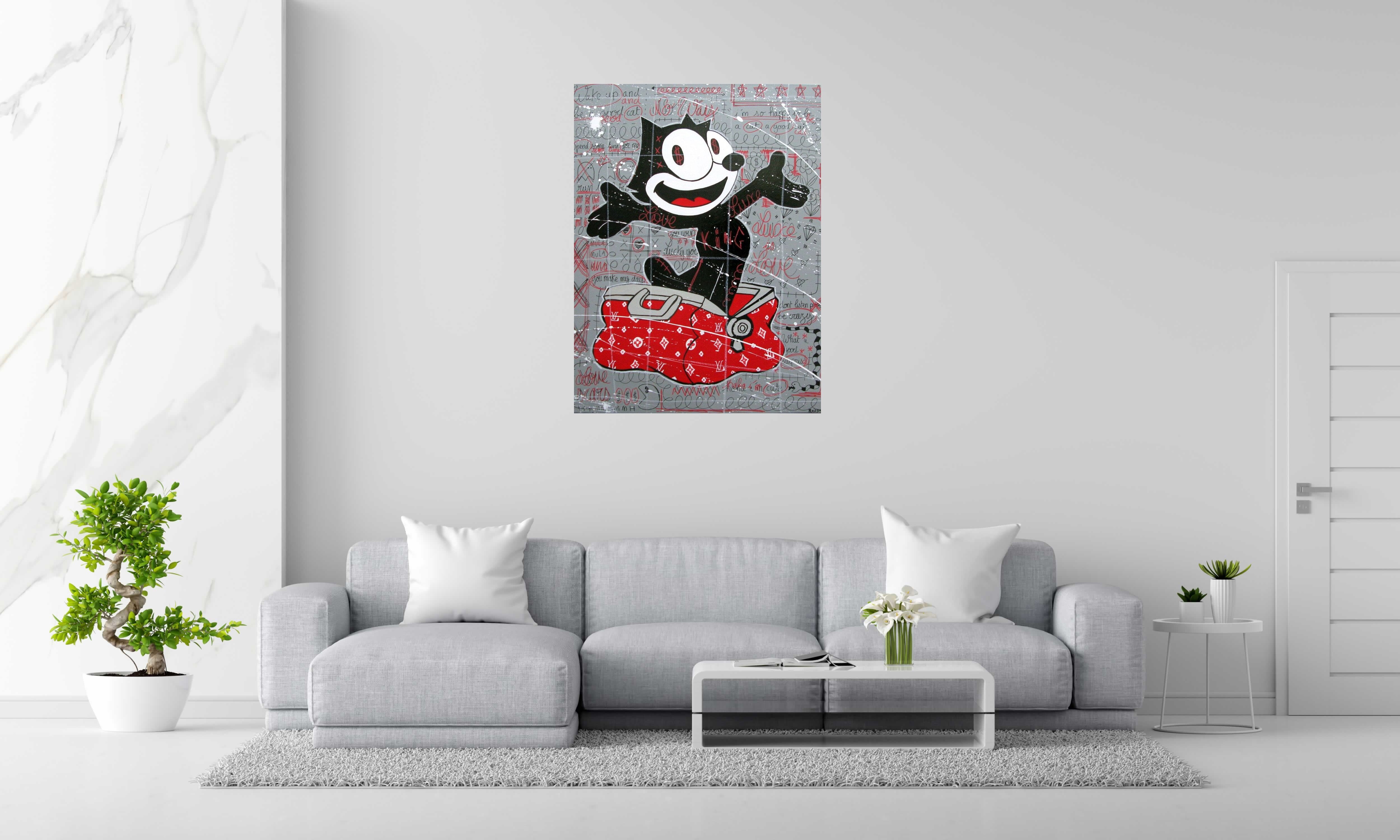 Tableau KING OF LUXE de ONIZBAR dans un intérieur – 120 × 90 cm