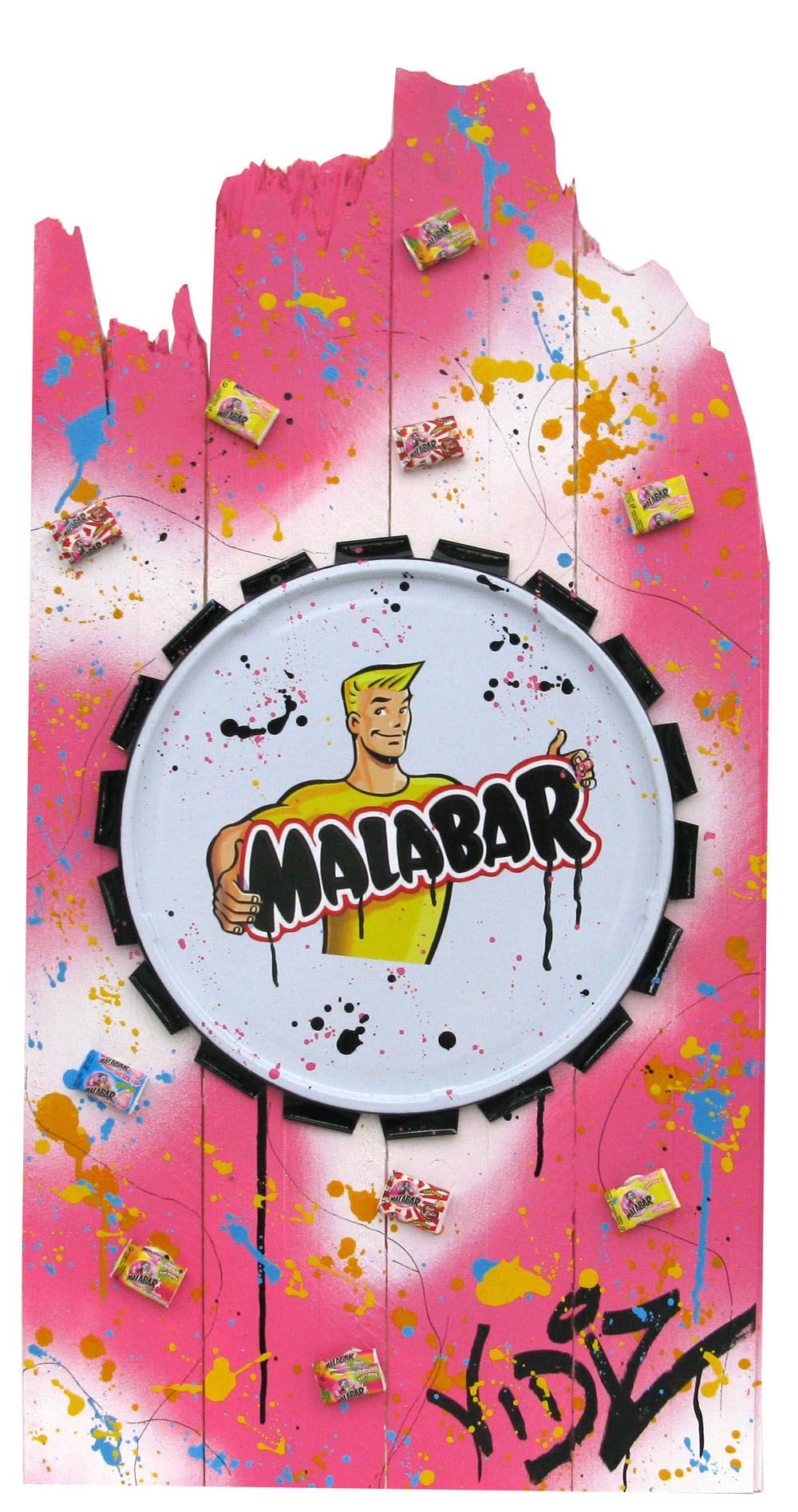 Tableau graphique moyen format MALABAR – VIDIZ – 81 × 41 cm