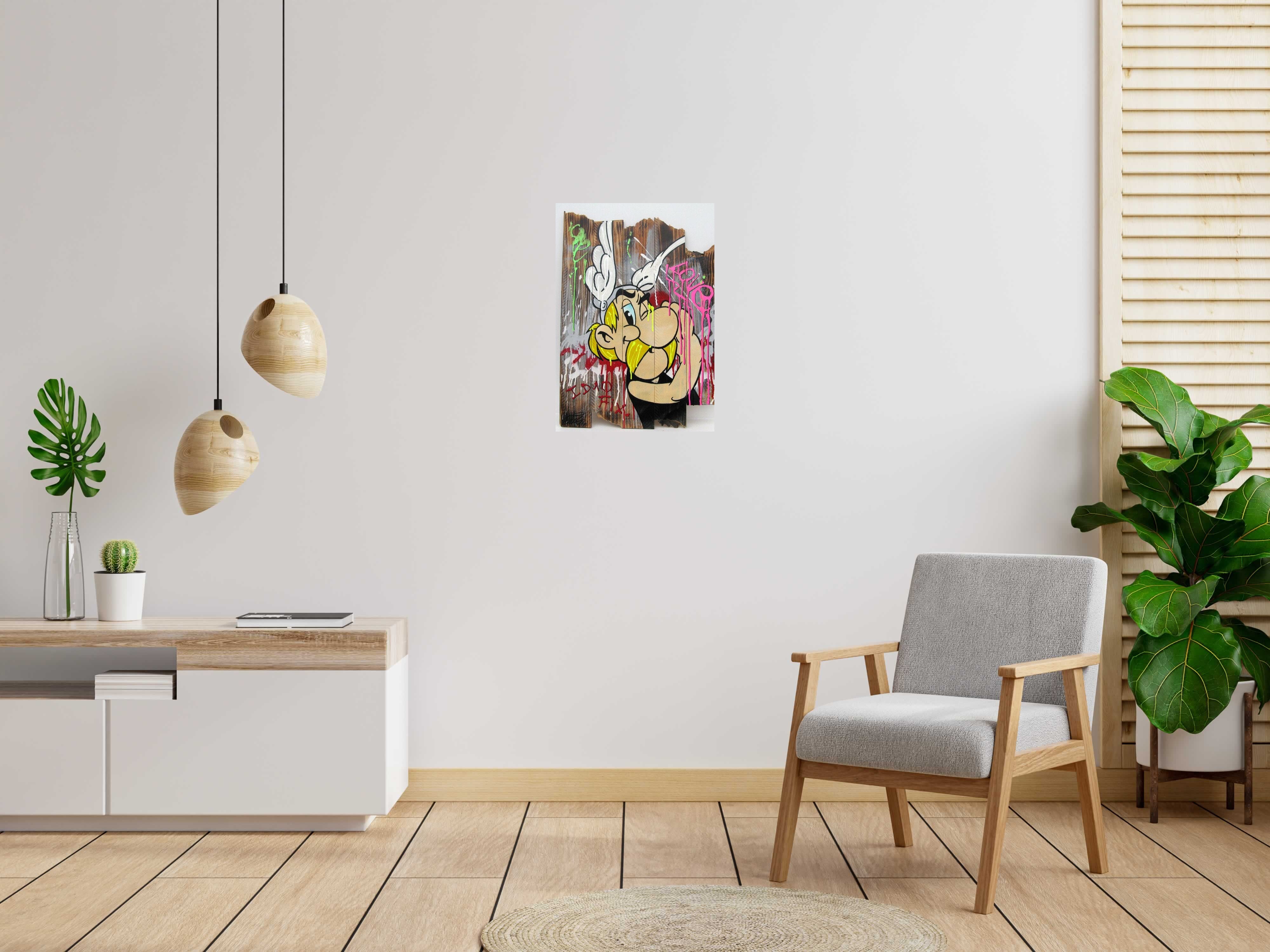 Tableau SECRETIX de JUG dans un intérieur – 72 × 50 cm