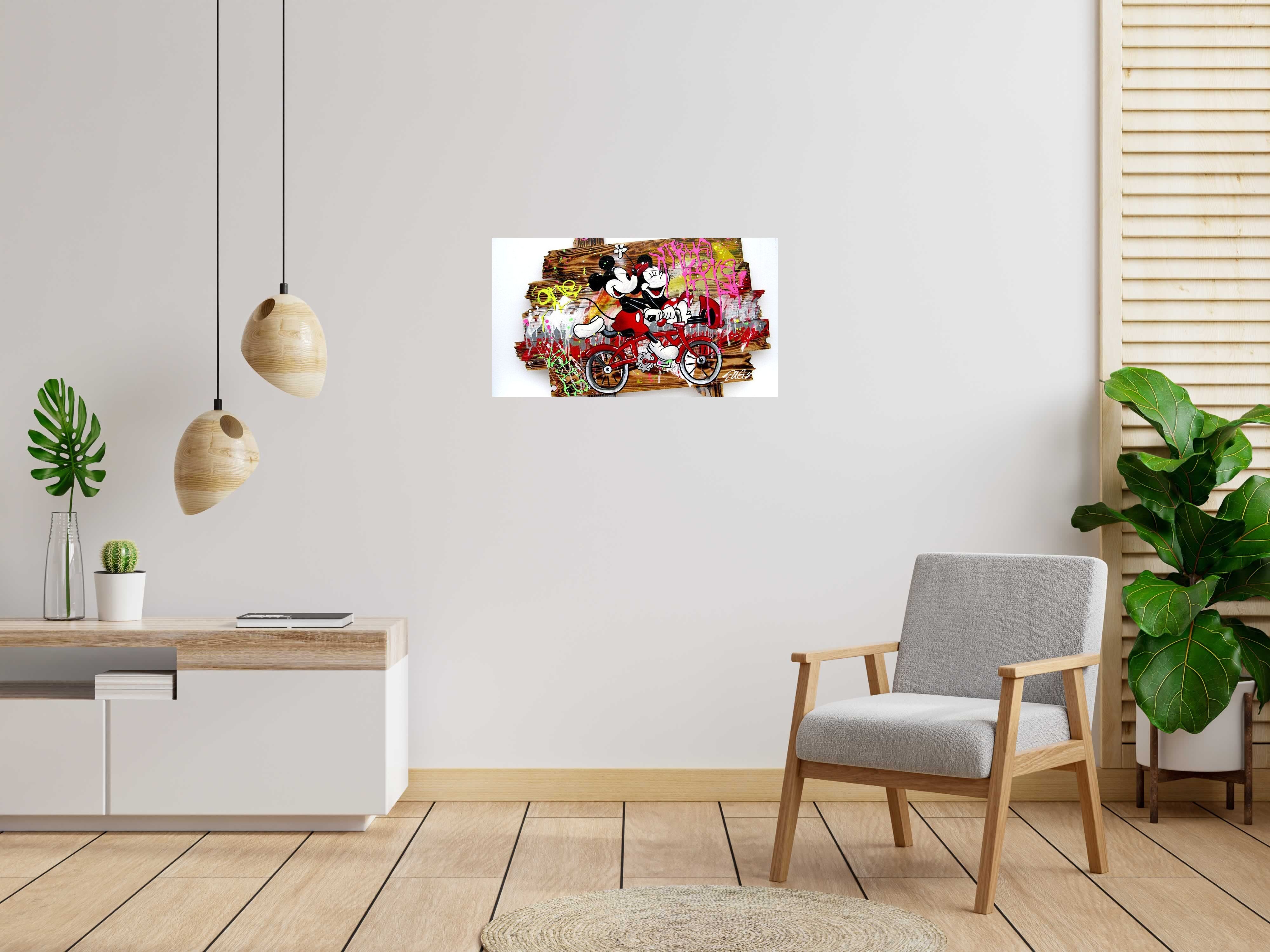 Tableau VELI'B de JUG dans un intérieur – 50 × 90 cm