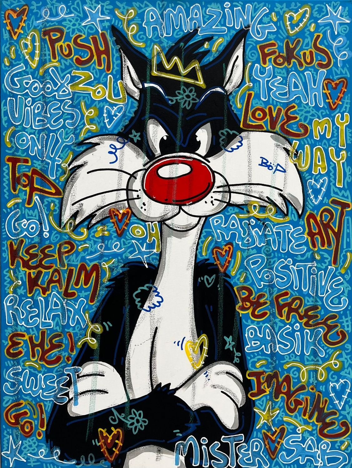 Tableau moyen format Fokus – RICO SAB – 60 × 80 cm