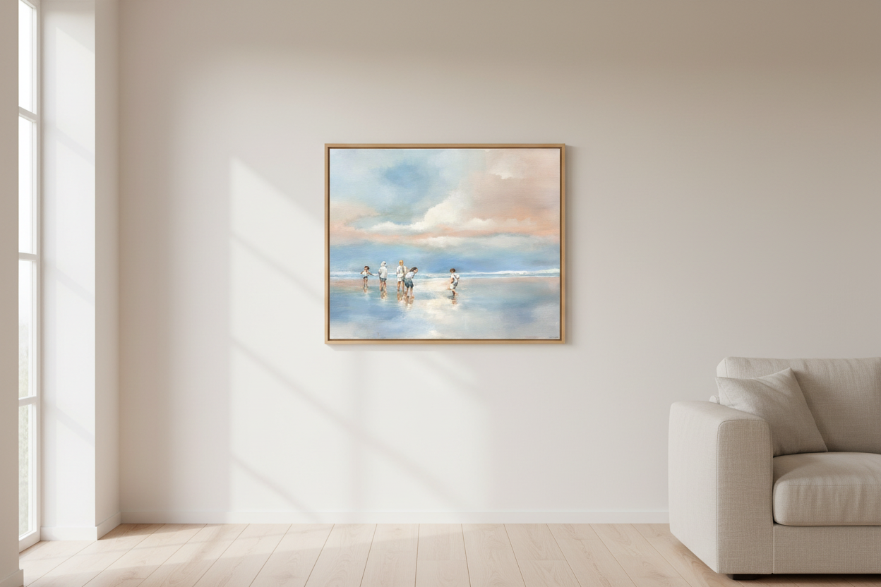 Tableau Océan 07 de BDODET dans un intérieur – 73 × 60 cm