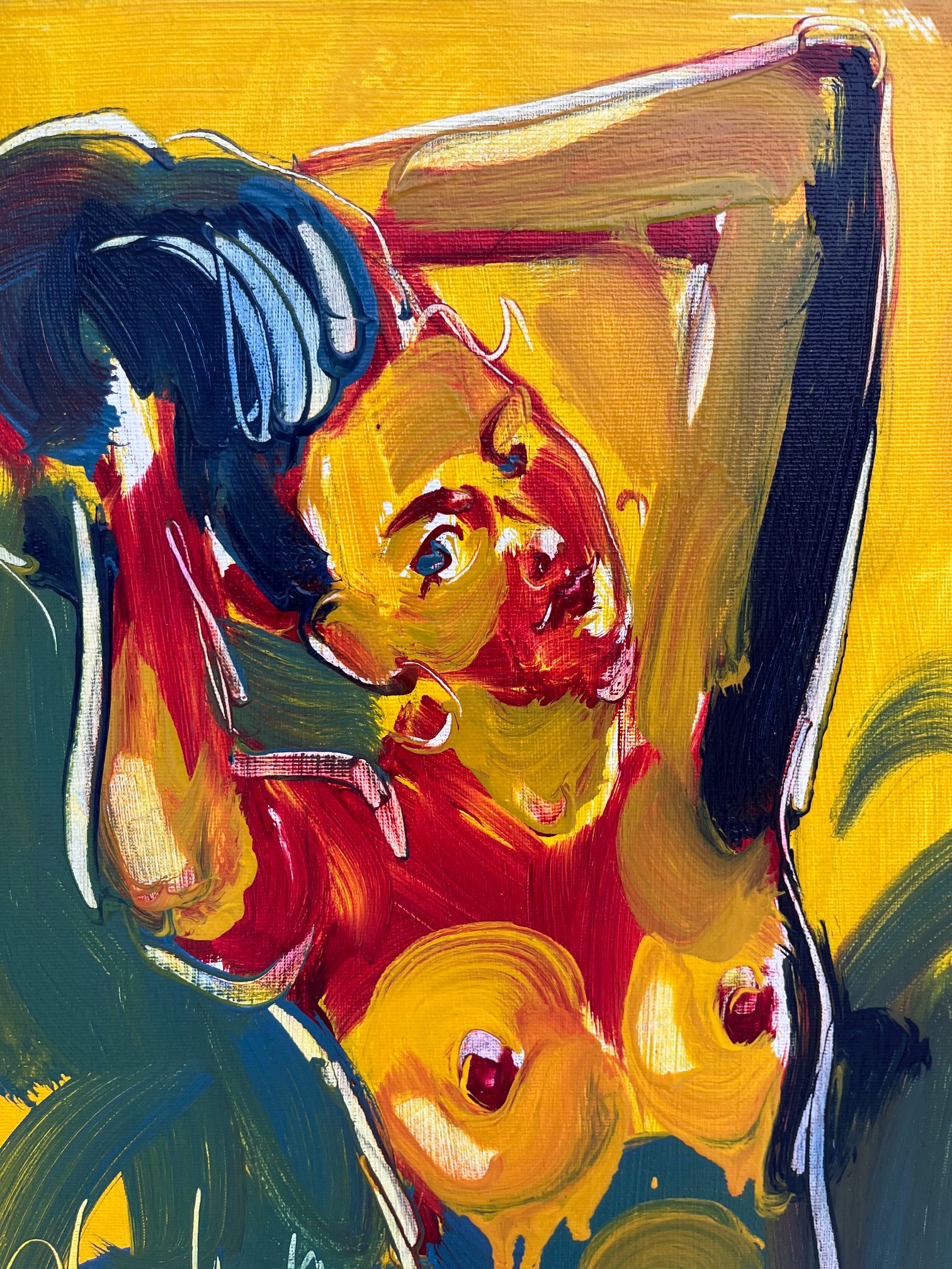 Tableau Babetta de OLENA SINIUHINA dans un intérieur – 30 × 40 cm