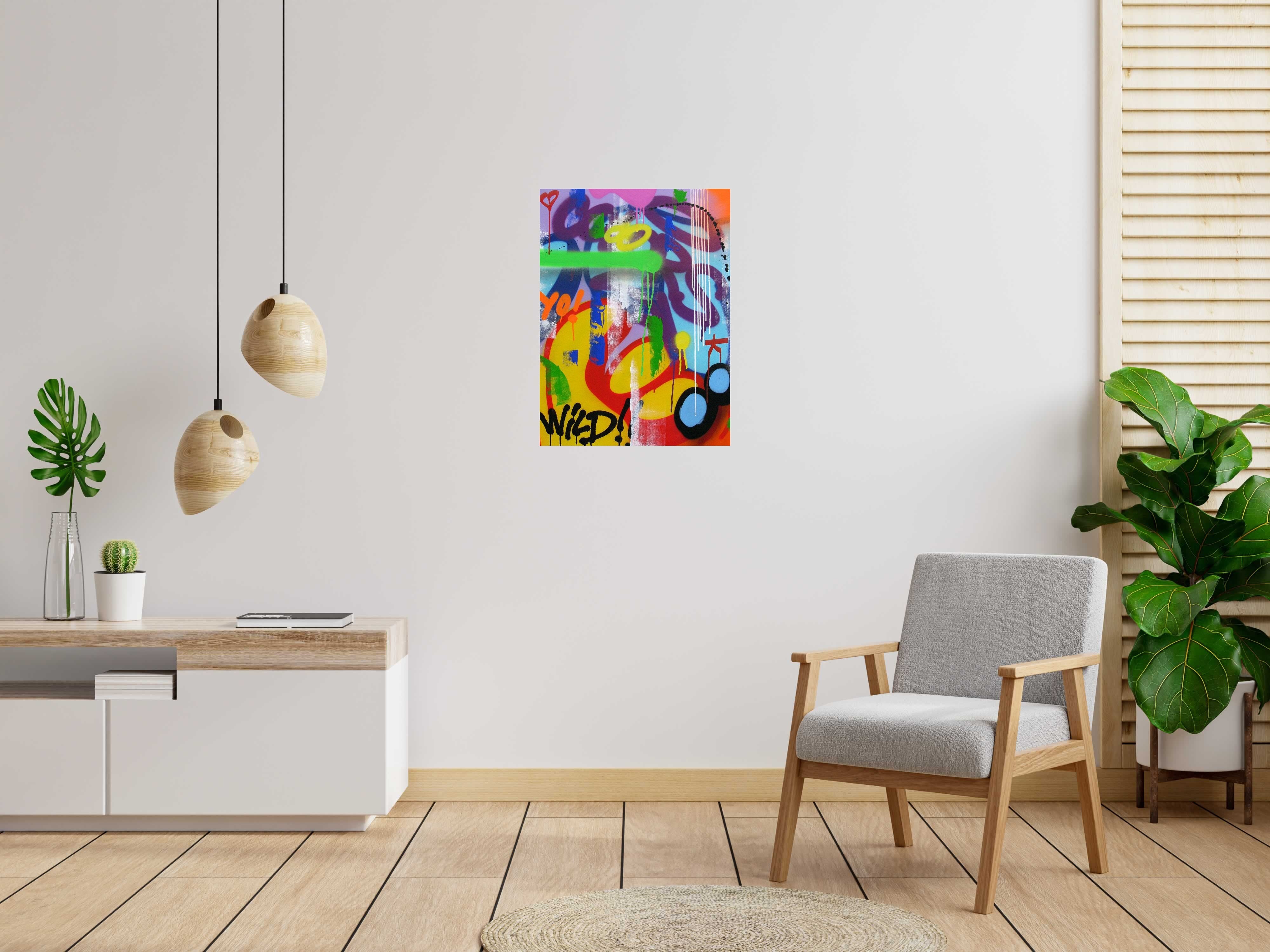 Tableau COLORAMAX 6 de KENY dans un intérieur – 81 × 60 cm