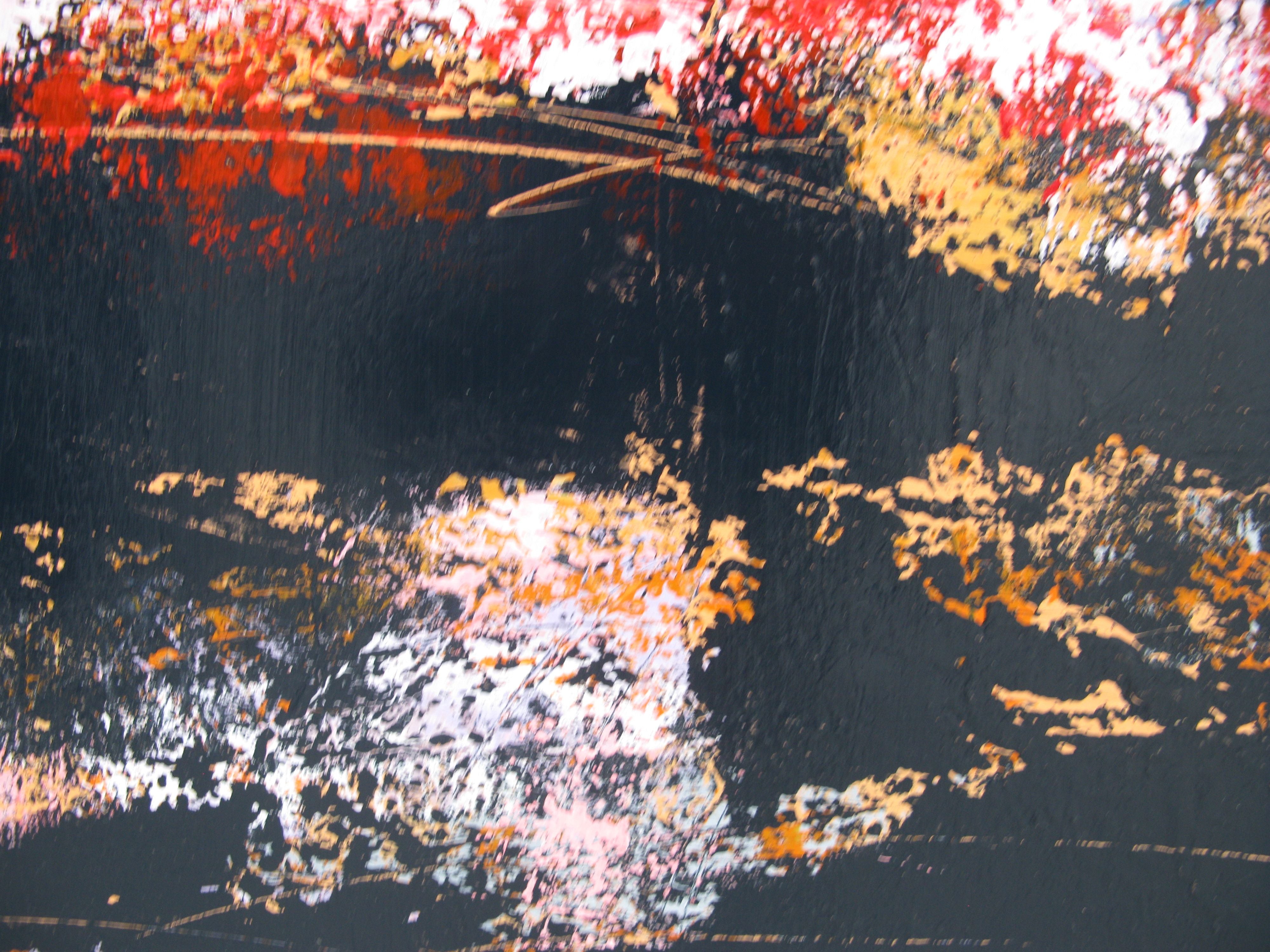 Tableau de TANIA CARRARA a pour titre  PALMYRE style abstrait dim : TANIA CARRARAprix:950