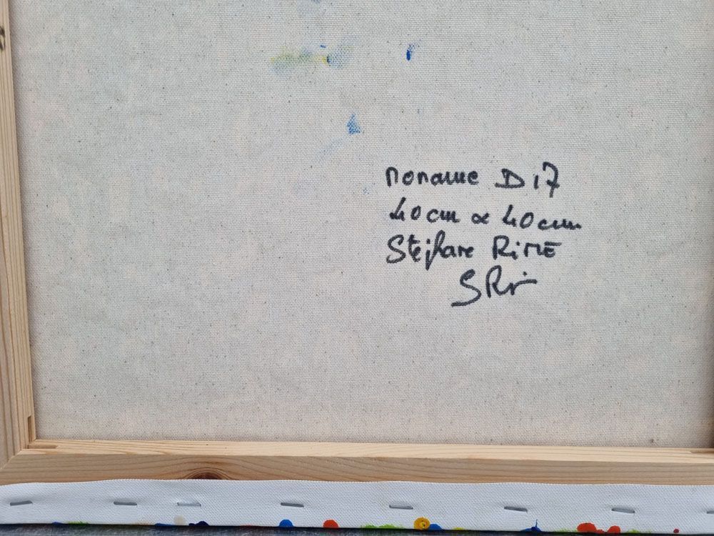 Tableau de STEPHANE RIME a pour titre  NONAME D17 style abstrait dim : STEPHANE RIMEprix:190
