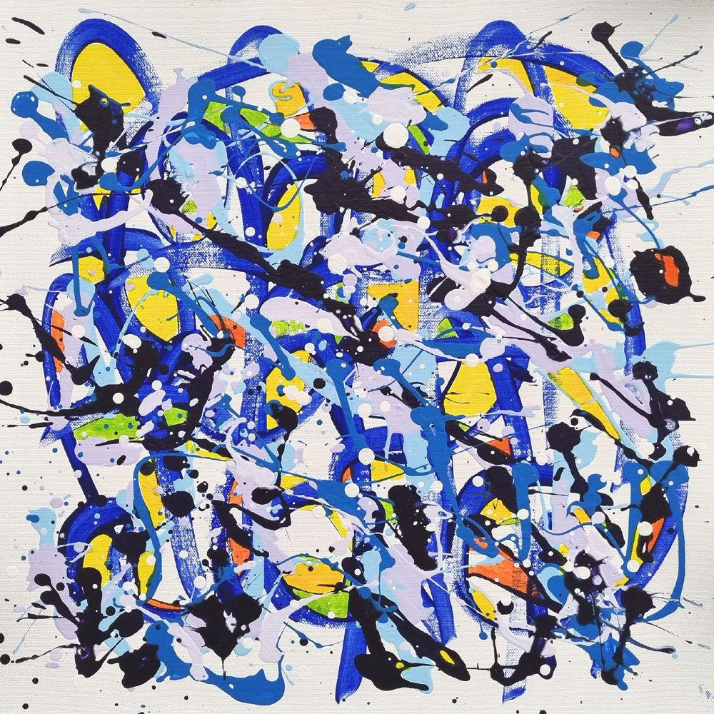 Tableau de STEPHANE RIME a pour titre  NONAME D19 style abstrait dim : STEPHANE RIMEprix:190