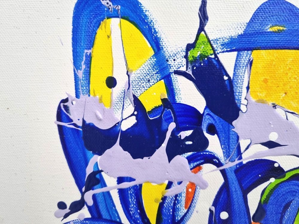 Tableau de STEPHANE RIME a pour titre  noname D20 style abstrait dim : STEPHANE RIMEprix:190