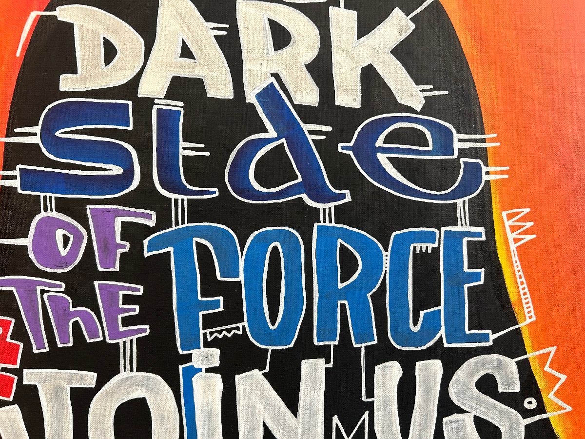 Dessin de TAREK a pour titre  Darth vader #4 style street pop art dim : TAREKprix:1700