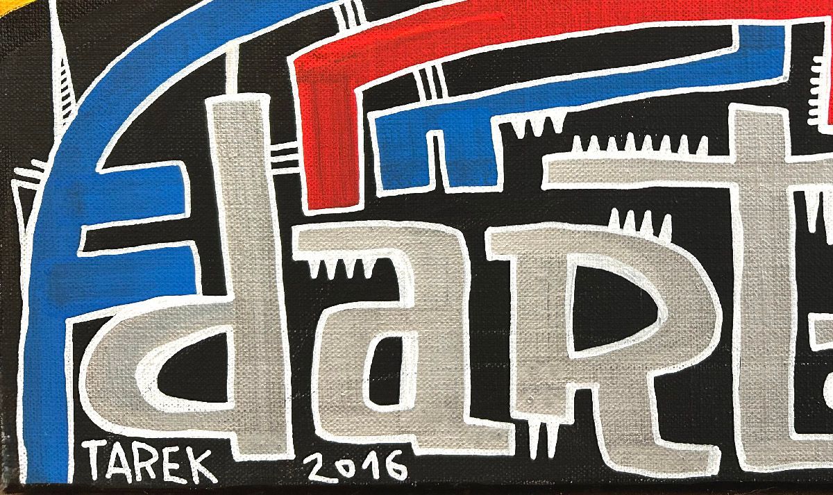 Dessin de TAREK a pour titre  Darth vader #4 style street pop art dim : TAREKprix:1700