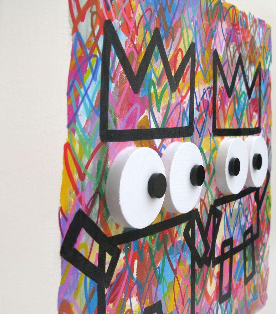 Tableau de MAM a pour titre  Love Potes style graphique dim : MAMprix:400