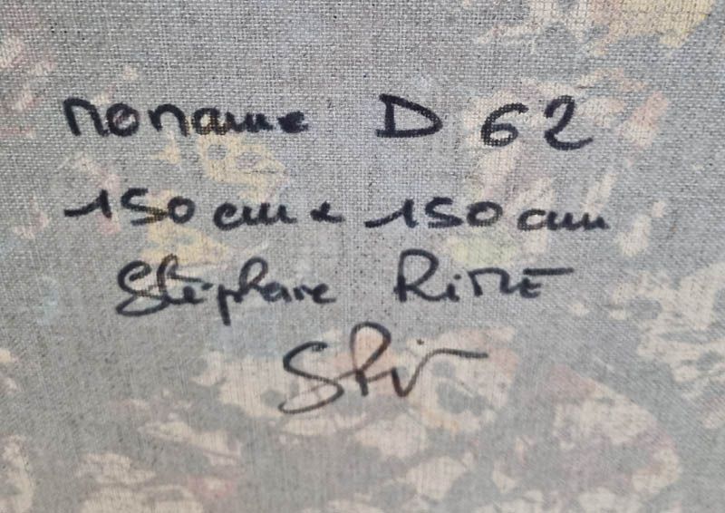 Tableau de STEPHANE RIME a pour titre  NONAME D62 style abstrait dim : STEPHANE RIMEprix:1700
