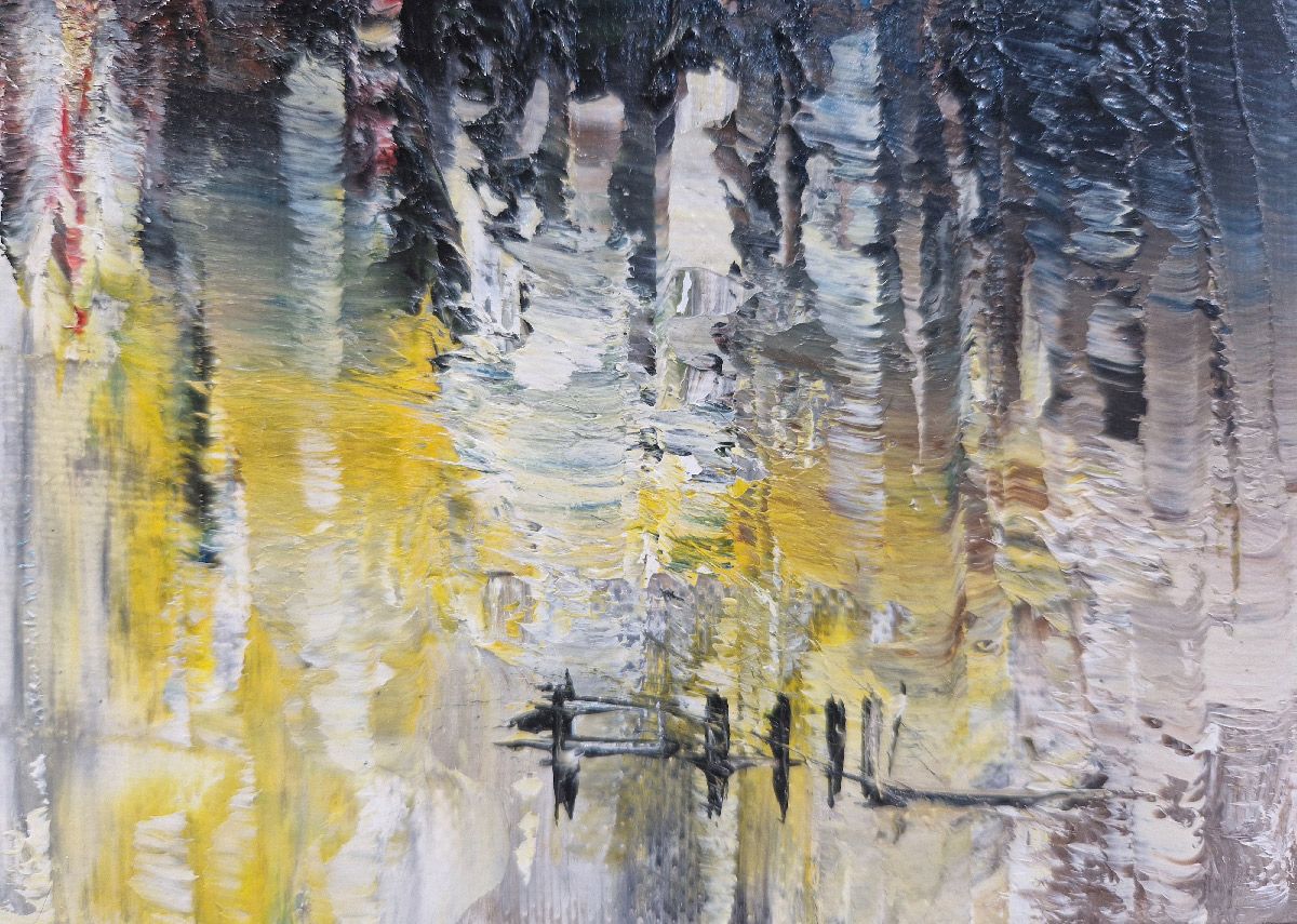 Tableau de PHIL a pour titre  Central Park - NY style figuratif dim : PHILprix:350