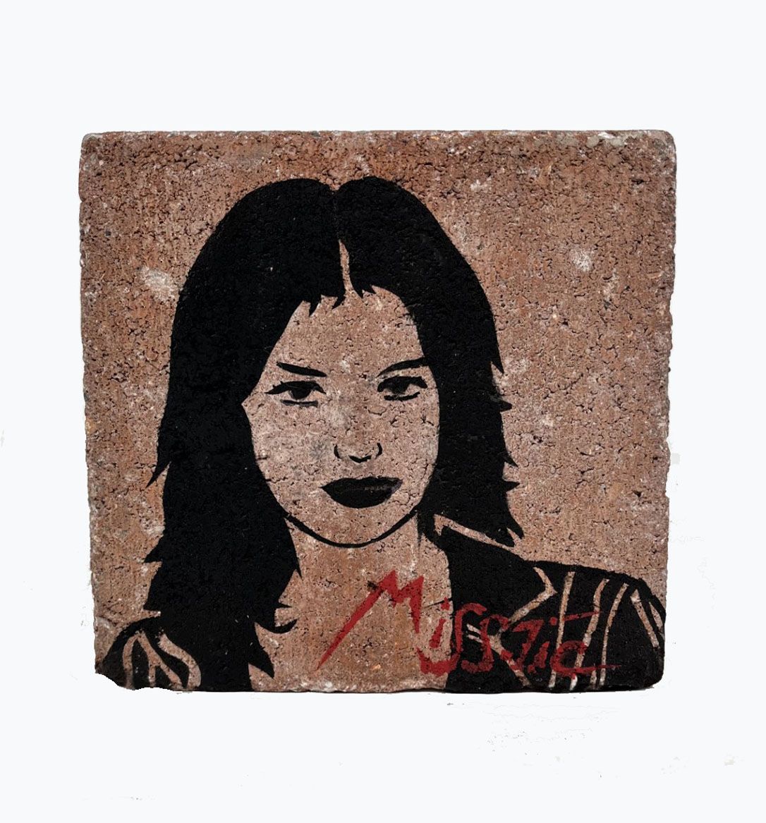 Sculpture de MISS TIC a pour titre  AIMÉ AIMER style street pop art dim : MISS TICprix:4900