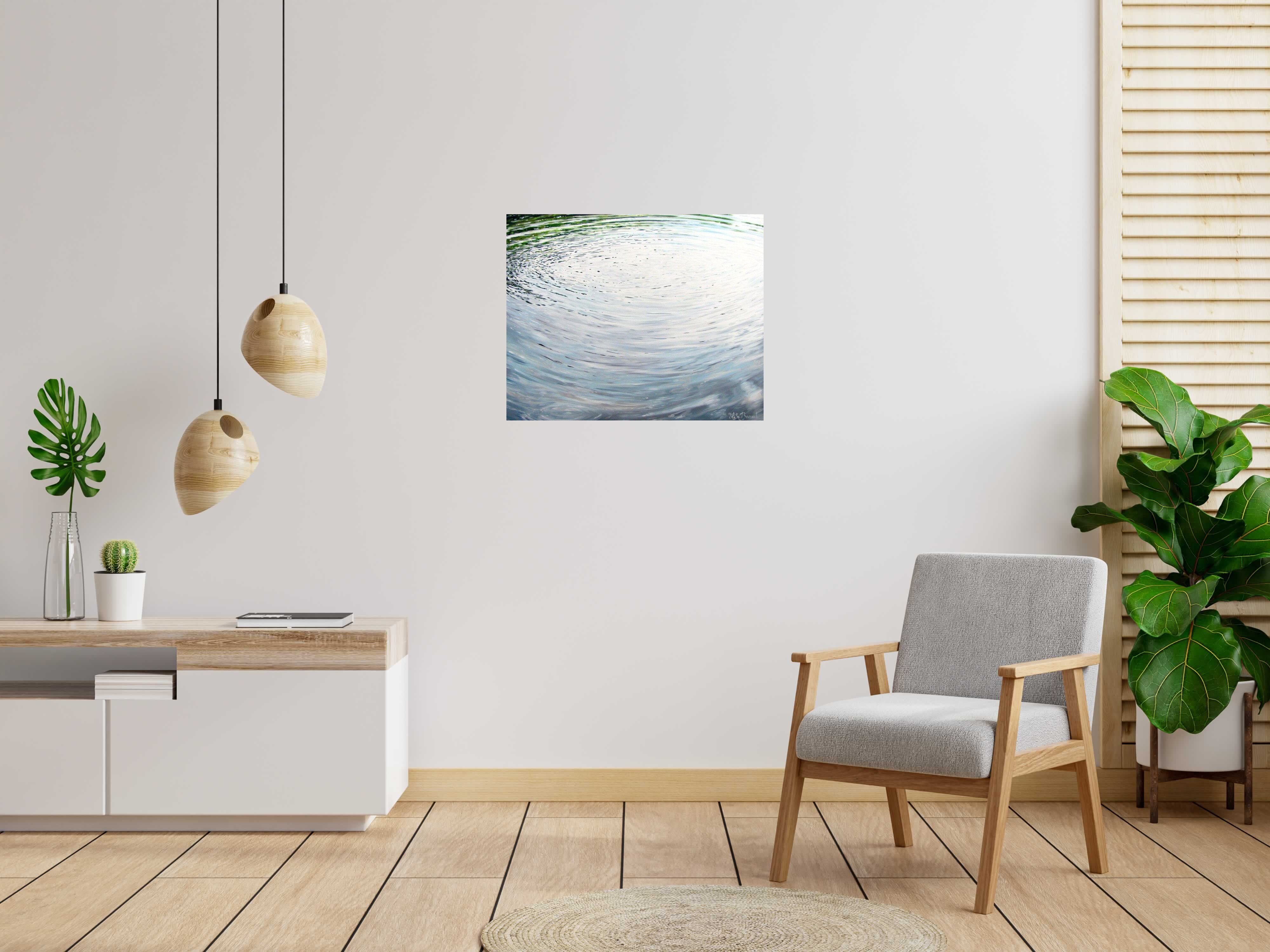 Toile NUES V de ELISE BARAT dans un intérieur – 65 × 81 cm