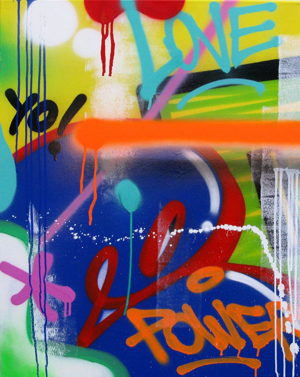 Toile street art moyen format COLORAMAX 7 – KENY – 81 × 60 cm