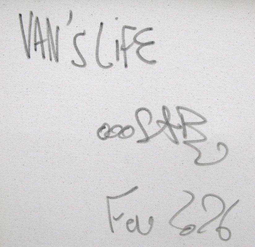 Tableau de RICO SAB a pour titre  Van's life style street pop art, street art dim : RICO SABprix:950