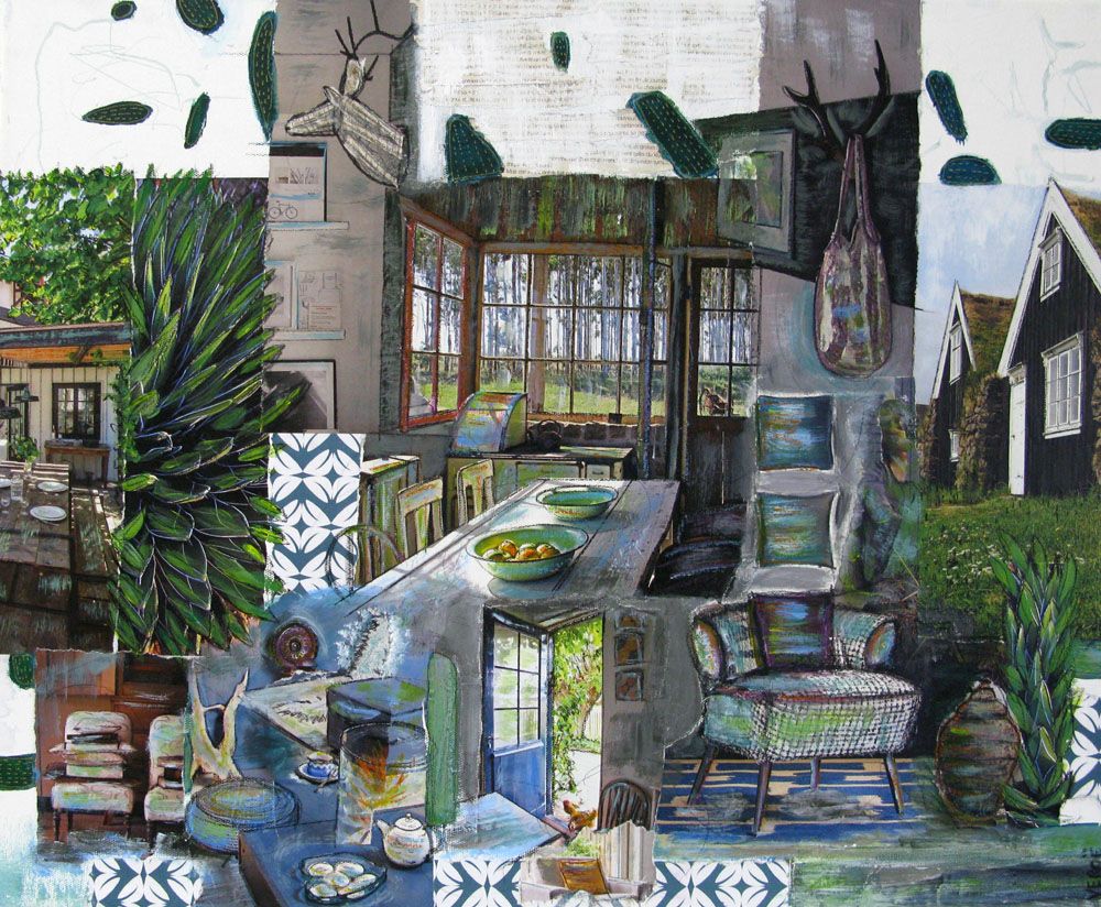 Tableau de VEROE a pour titre  Reconnexion a soi style figuratif dim : VEROEprix:260