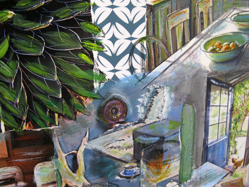 Tableau de VEROE a pour titre  Reconnexion a soi style figuratif dim : VEROEprix:260